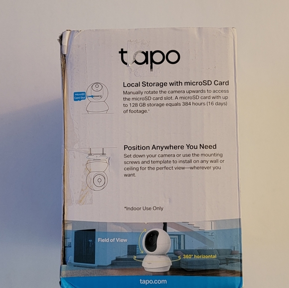 TP-Link Tapo Smart Pan/Tilt Indoor Security Camera, 360° Motion Tracking, 1080p - Picture 11 of 16